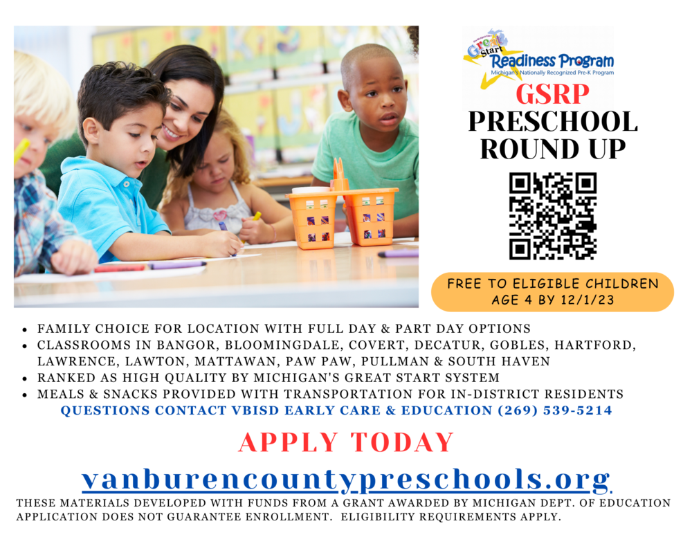 2023-2024 Preschool Application | Early Care and Education